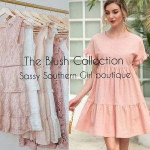⭐🆕Blush pink babydoll dress